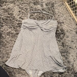 Polka Dot One Piece Swimsuit